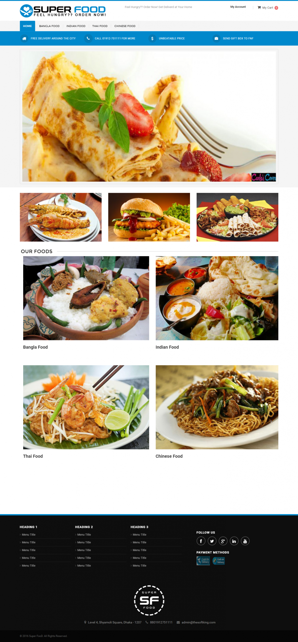 Script Restaurante - Superfood - Restaurantes e sistema de pedidos de comida on-line