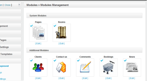 Hotel sistema de reservas script php