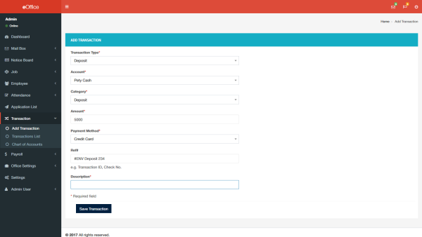 PDV Online - eOffice CRM - (Contas, HRM, Inventário, Vendas)