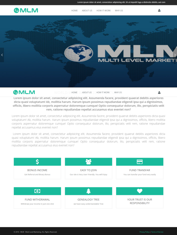 MMN MLM - Sistema de Marketing Multinível