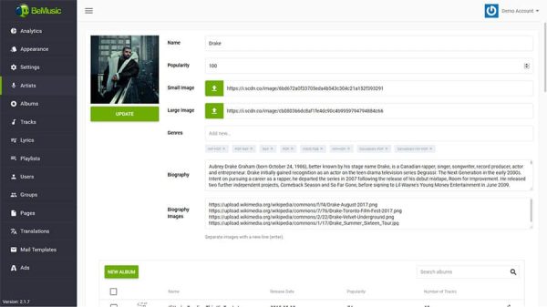 Script Radio - BeMusic - Music Streaming Engine