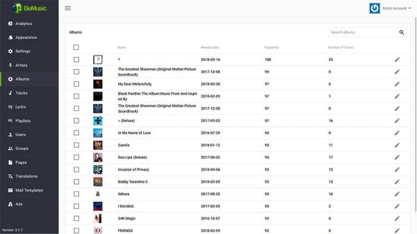 Script Radio - BeMusic - Music Streaming Engine